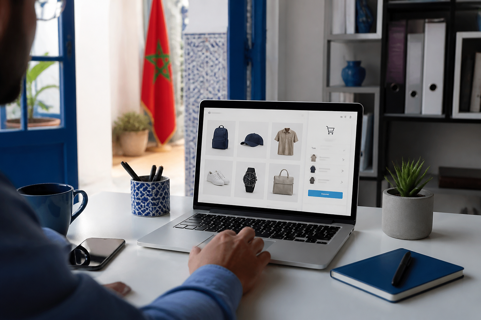 Cr&eacute;ation boutique en ligne Maroc