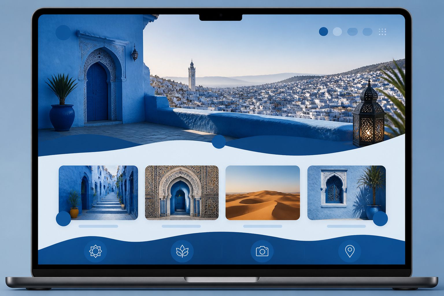 Site web one page Maroc