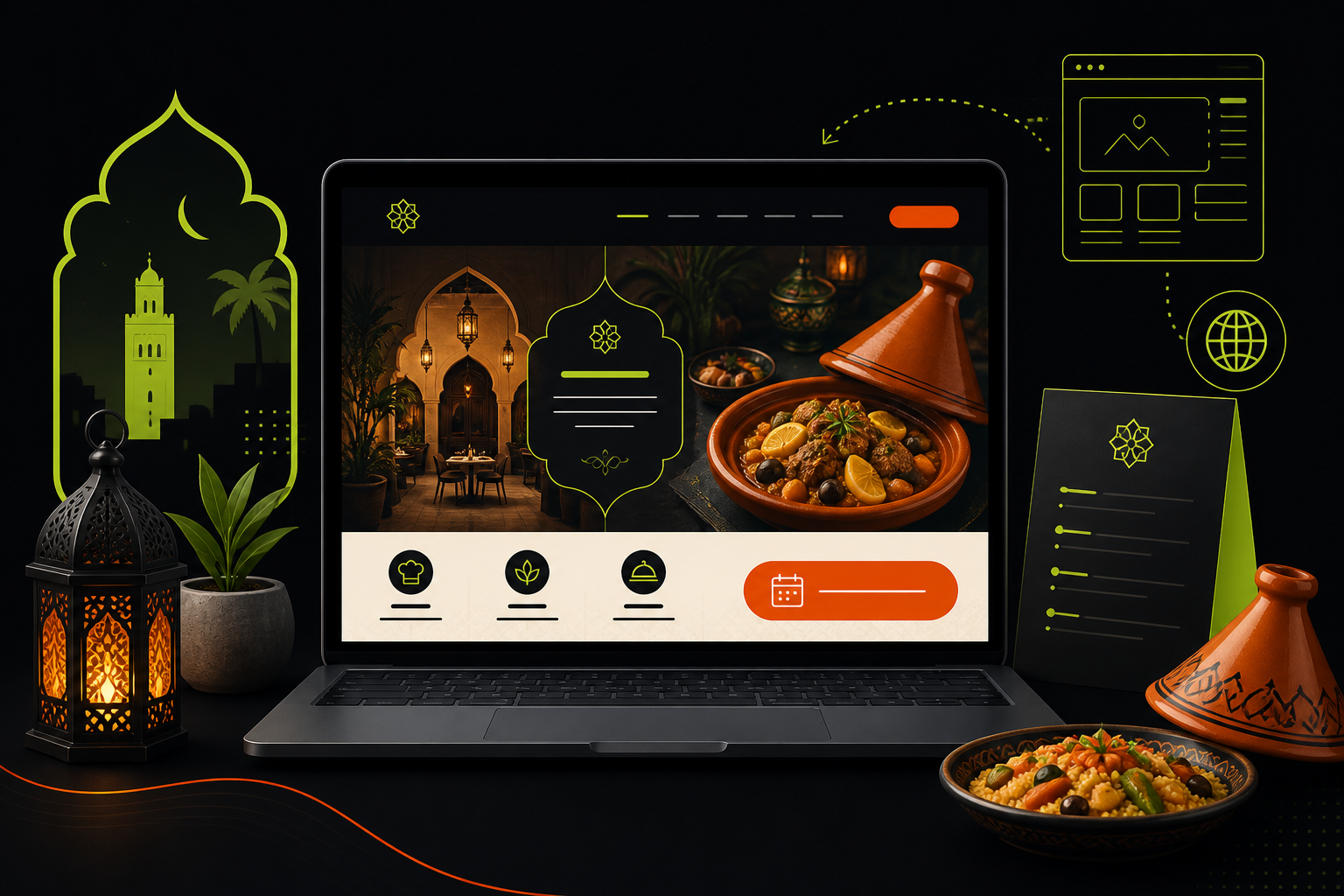Site web traiteur Maroc : menu et devis